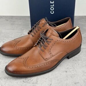 Men's Cole Haan Modern Essentials Wing Oxford Shoes British Tan Size 9.5M New